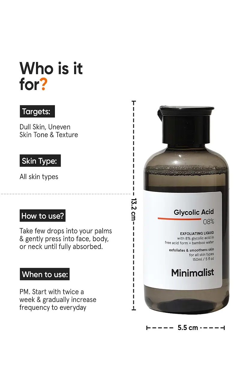 Glycolic Acid 8% Exfoliating Liquid
