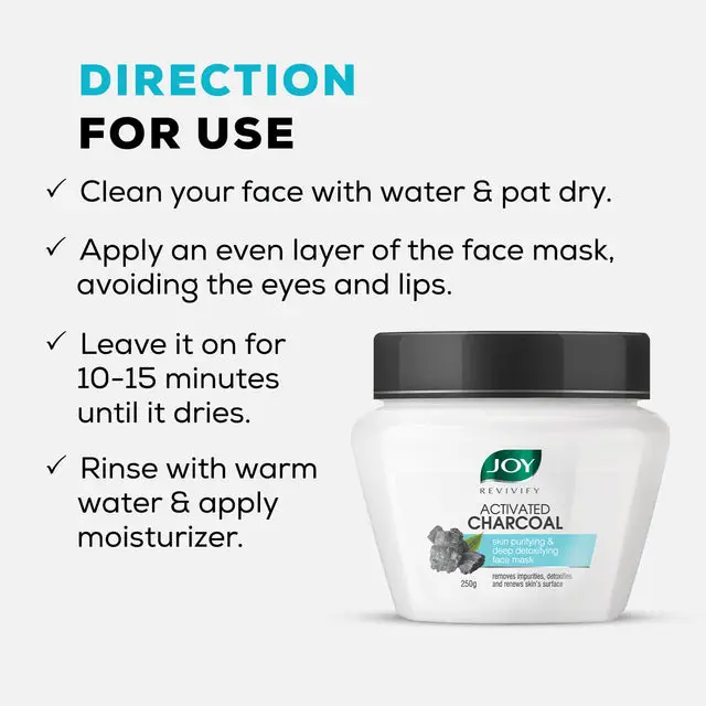 Activated Charcoal Skin Purifying + Detoxifying Face Mask