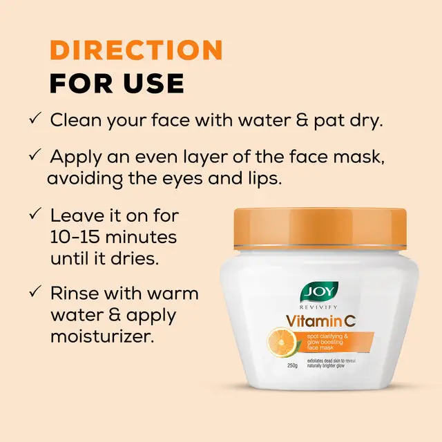 Vitamin C Spot Clearing + Glow Boosting Face Mask