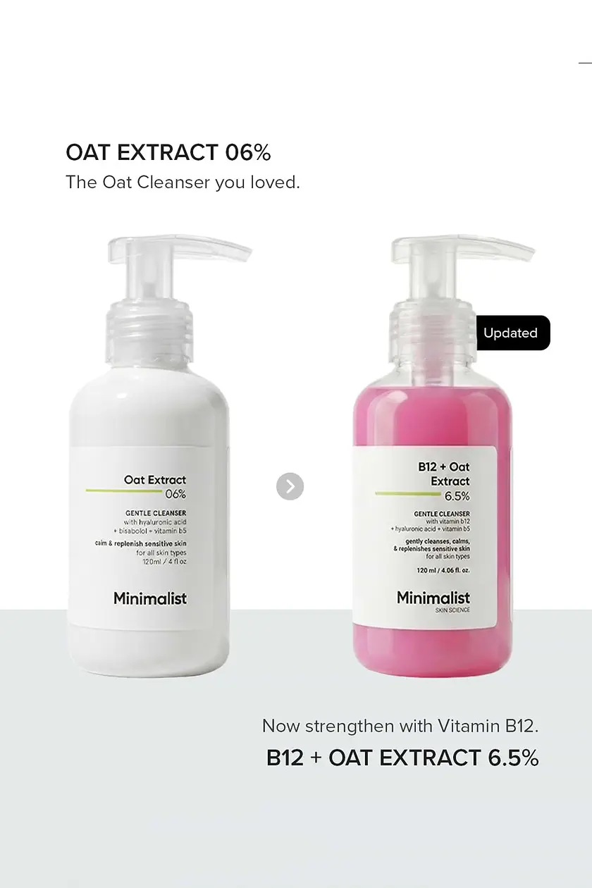 B12 + Oat Extract 6.5% Gentle Cleanser
