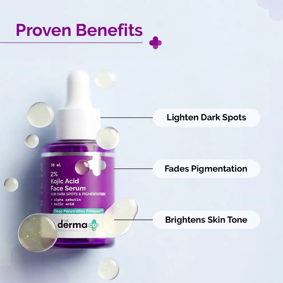 2% Kojic Acid Face Serum with 1% Alpha Arbutin & Niacinamide