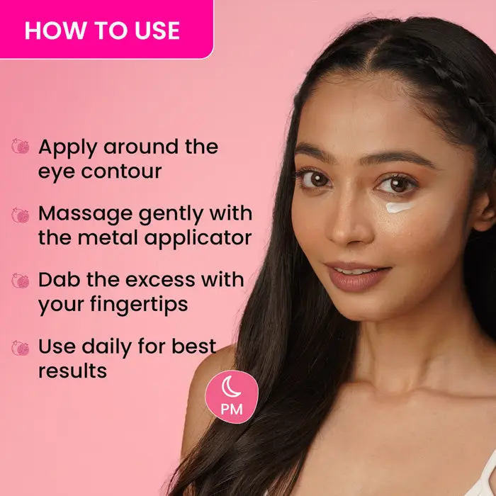 Pomegranate + Retinol Eye Cream for Dark Circles