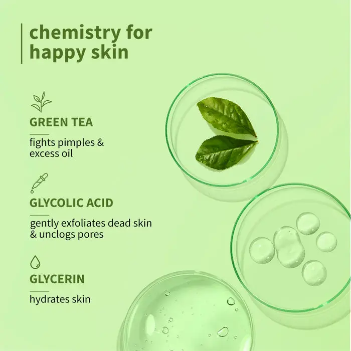 Green Tea Alcohol-Free Pore Tightening Face Toner For Oily & Acne-Prone Skin