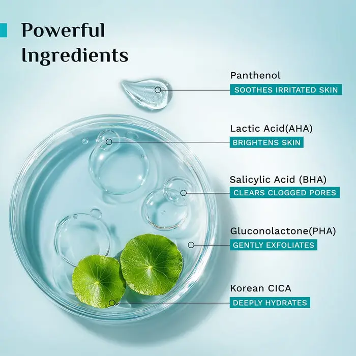 3% AHA + BHA + PHA Detan Gel Face Wash Discover Clear, Renewed Skin