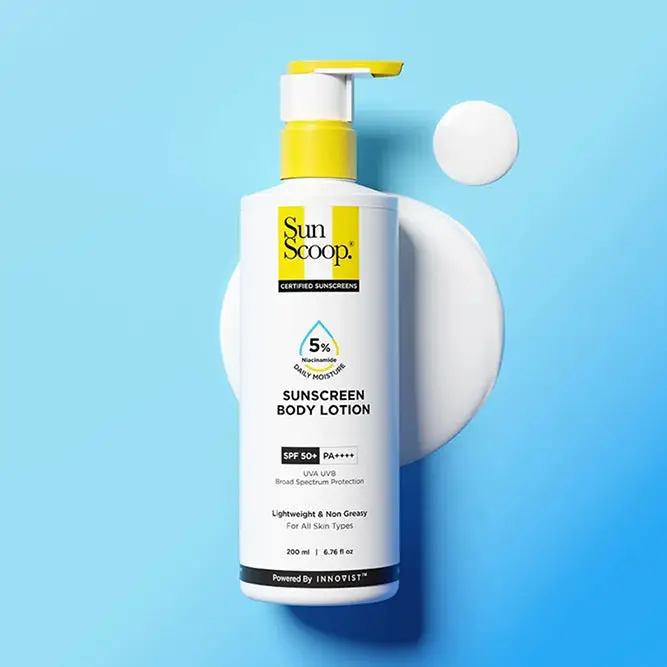 5% Niacinamide Sunscreen Body Lotion| SPF 50+ PA++++| In-Vivo Tested