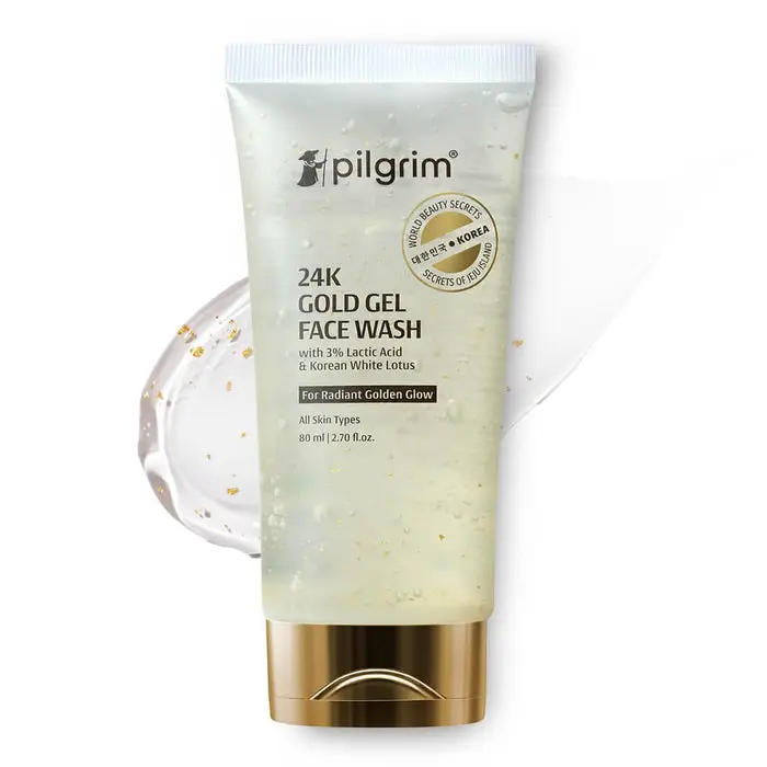 24K Gold Gel Face Wash Discover A Golden Glow