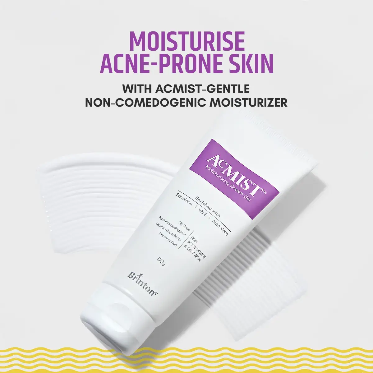 💧 Brinton AcMist Vitamin E & Aloe Vera Moisturizing Cream Gel