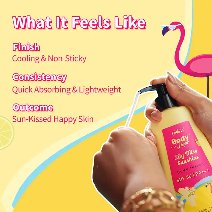 Lily Miss Sunshine Sunscreen Body Lotion SPF 35 PA+++ by BodyLovin'