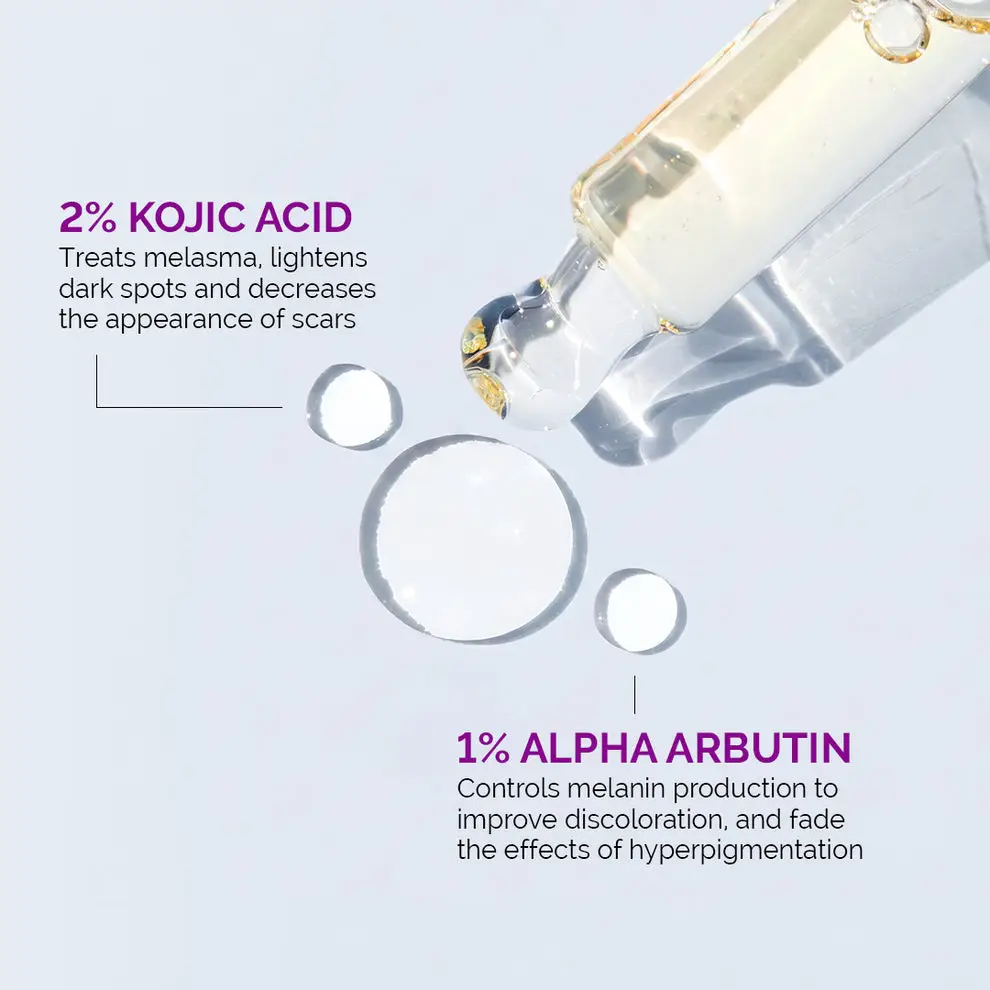 2% Kojic Acid Face Serum with 1% Alpha Arbutin & Niacinamide
