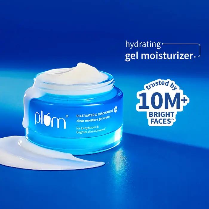 2% Niacinamide & Rice Water Brightening Gel Moisturizer For Clear & Bright Skin