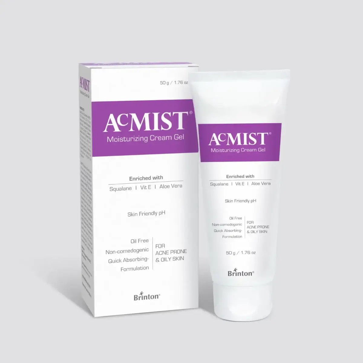 💧 Brinton AcMist Vitamin E & Aloe Vera Moisturizing Cream Gel