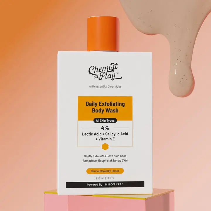 4% Exfoliating Body Wash with Lactic Acid & Salicylic Acid