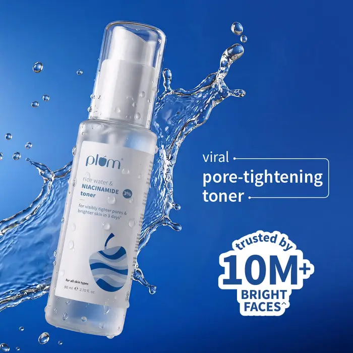 3% Niacinamide & Rice Water Toner for Bright Skin