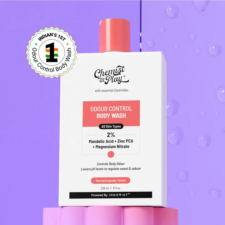 2% Mandelic Acid Odour Control Body Wash for Long Lasting Freshness