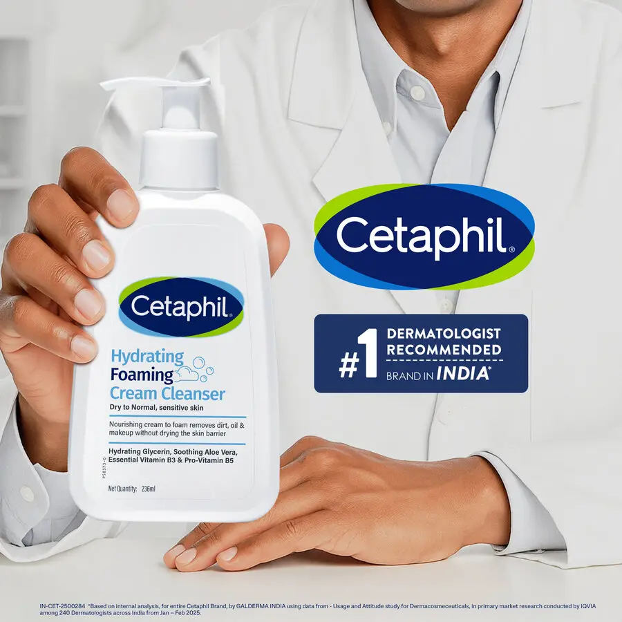 Cetaphil Hydrating Foaming Cream Cleanser