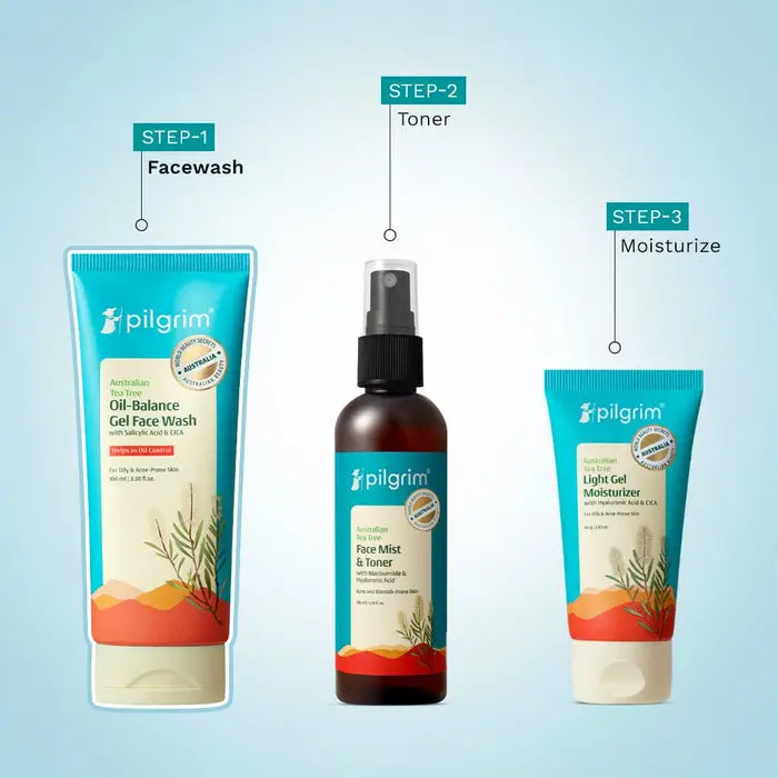 Australian Tea Tree Oil-Balance Gel Face Wash Discover Purified Skin