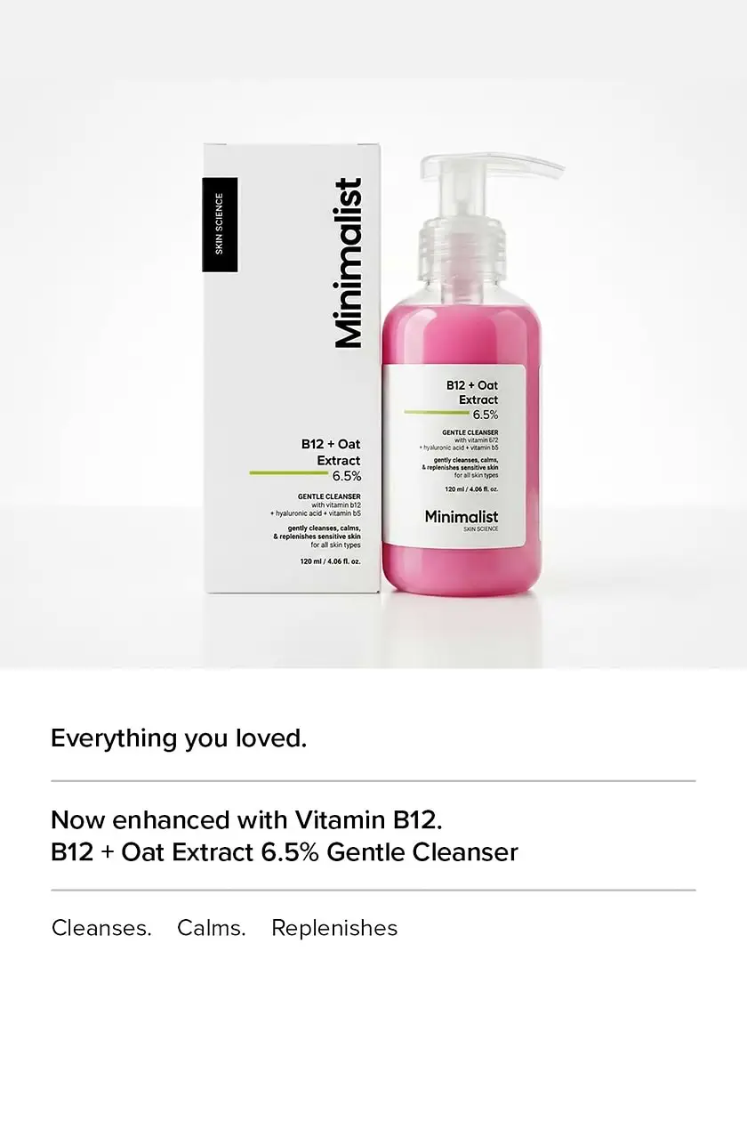 B12 + Oat Extract 6.5% Gentle Cleanser