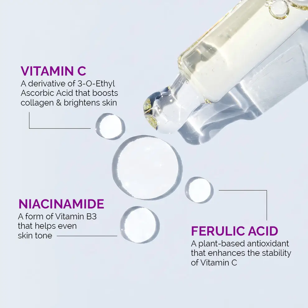 10% Vitamin C Face Serum with 5% Niacinamide & Hyaluronic Acid