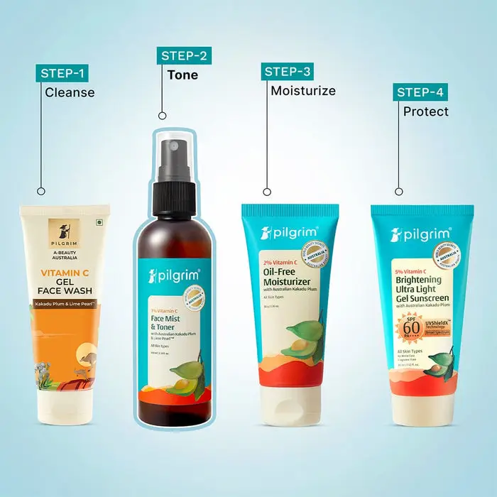 1% Vitamin C Toner With Australian Kakadu Plum & 99.9% Pure Vitamin C Form