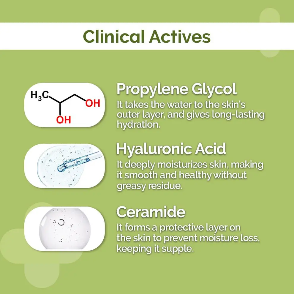 5% Propylene Oil-Free Moisturizer with Propylene Glycol & Hyaluronic Acid