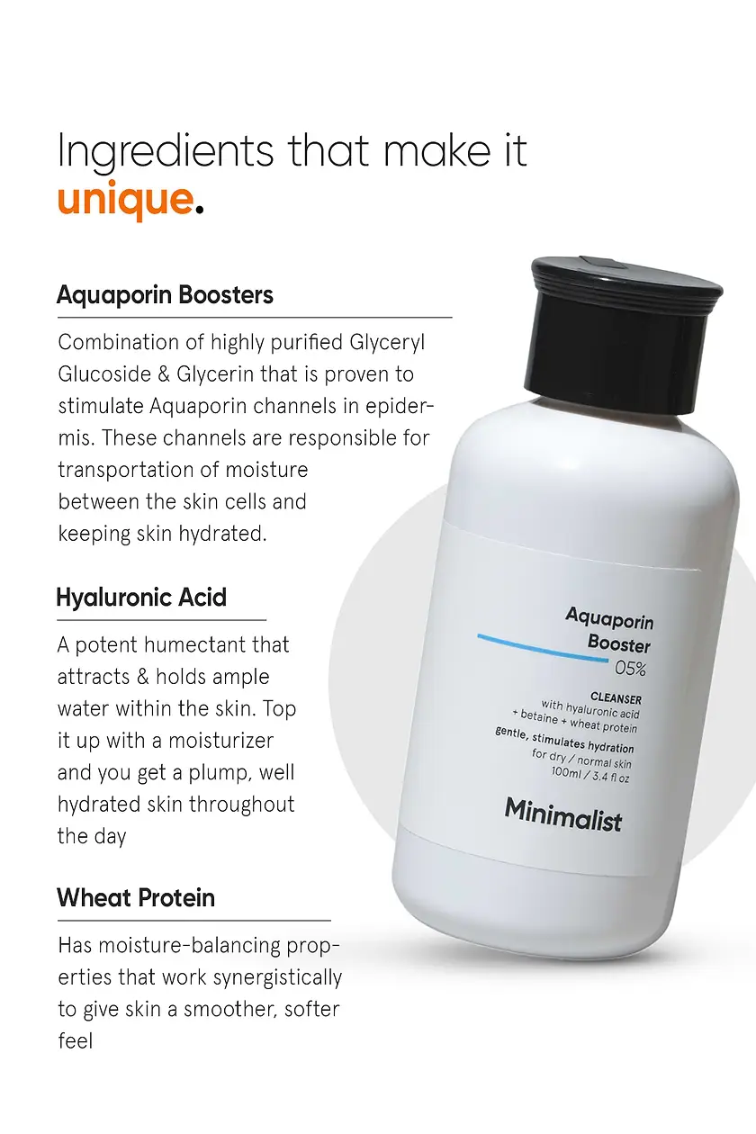 Aquaporin Booster 5% Cleanser