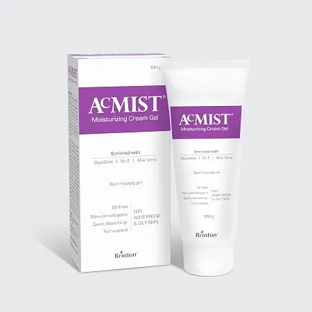 💧 Brinton AcMist Vitamin E & Aloe Vera Moisturizing Cream Gel