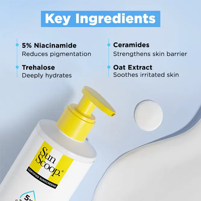 5% Niacinamide Sunscreen Body Lotion| SPF 50+ PA++++| In-Vivo Tested