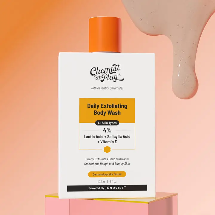 4% Exfoliating Body Wash with Lactic Acid & Salicylic Acid