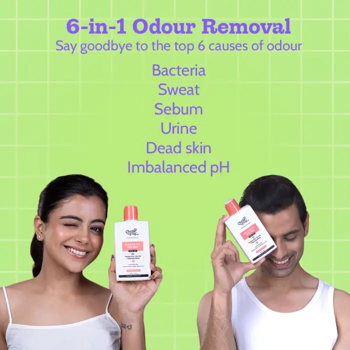 2% Mandelic Acid Odour Control Body Wash for Long Lasting Freshness