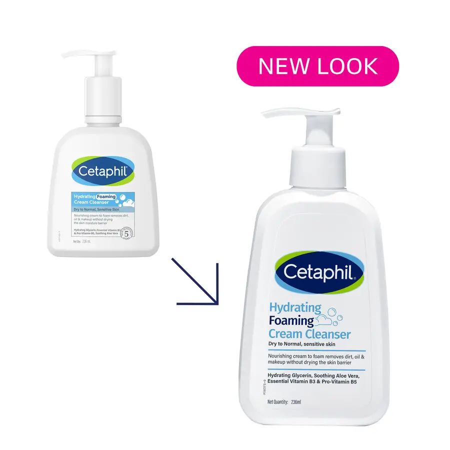 Cetaphil Hydrating Foaming Cream Cleanser