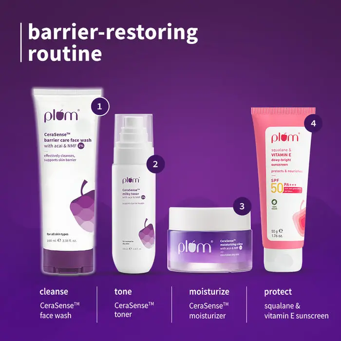 CeraSense Barrier Care Face Wash with Acai & 1% NMF
