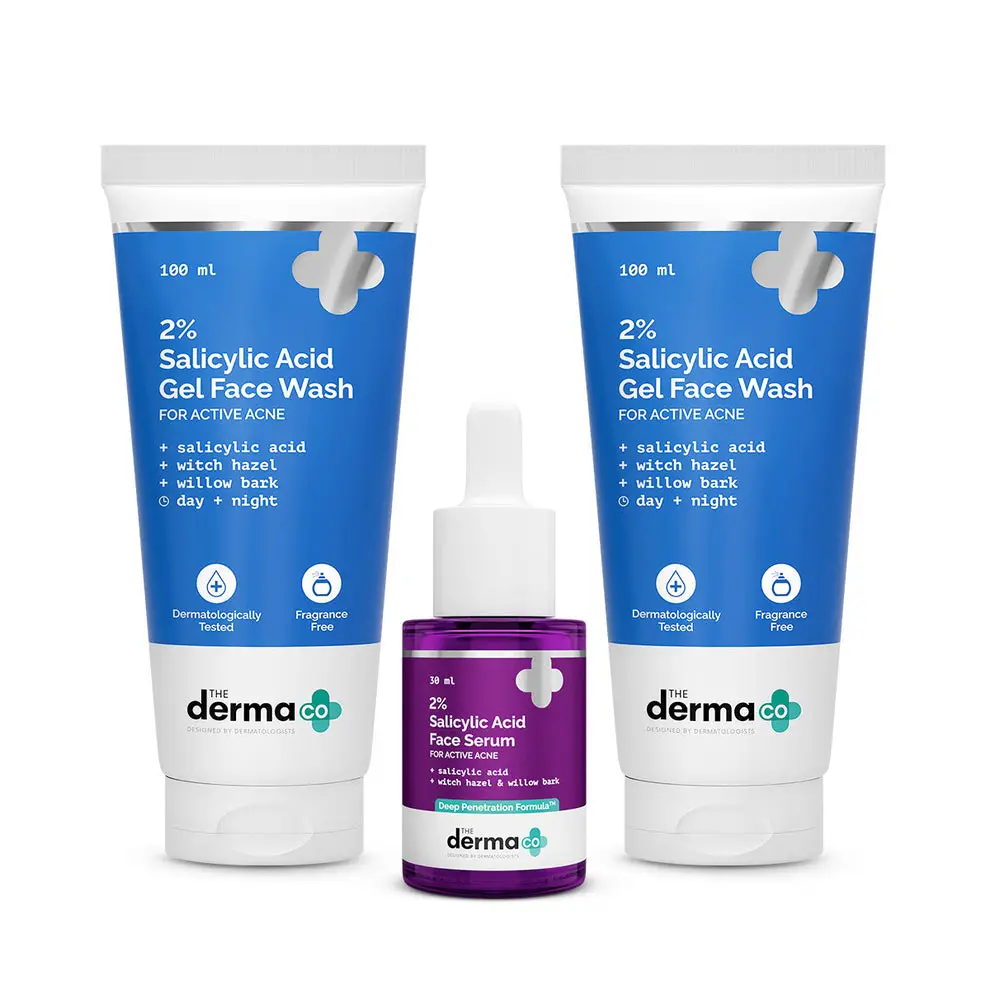 Acne Busting Kit (2% Salicylic Acid Gel Face Wash + 2% Salicylic Acid Serum