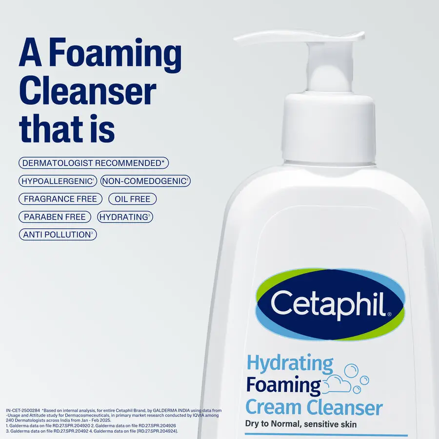 Cetaphil Hydrating Foaming Cream Cleanser