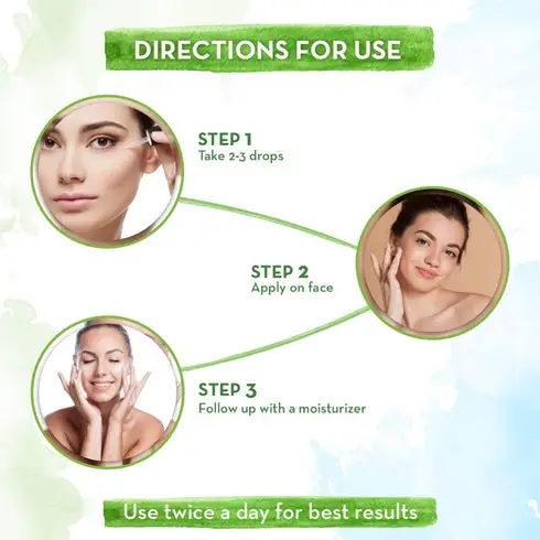 Tea Tree Face Serum for Acne and Pimples