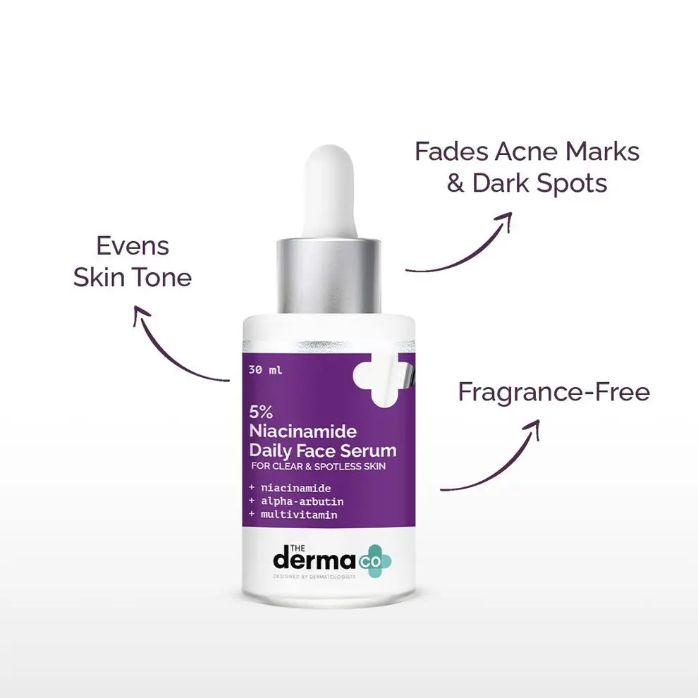 5% Niacinamide Daily Face Serum with Alpha Arbutin & Multivitamin