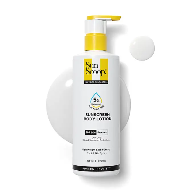 5% Niacinamide Sunscreen Body Lotion| SPF 50+ PA++++| In-Vivo Tested