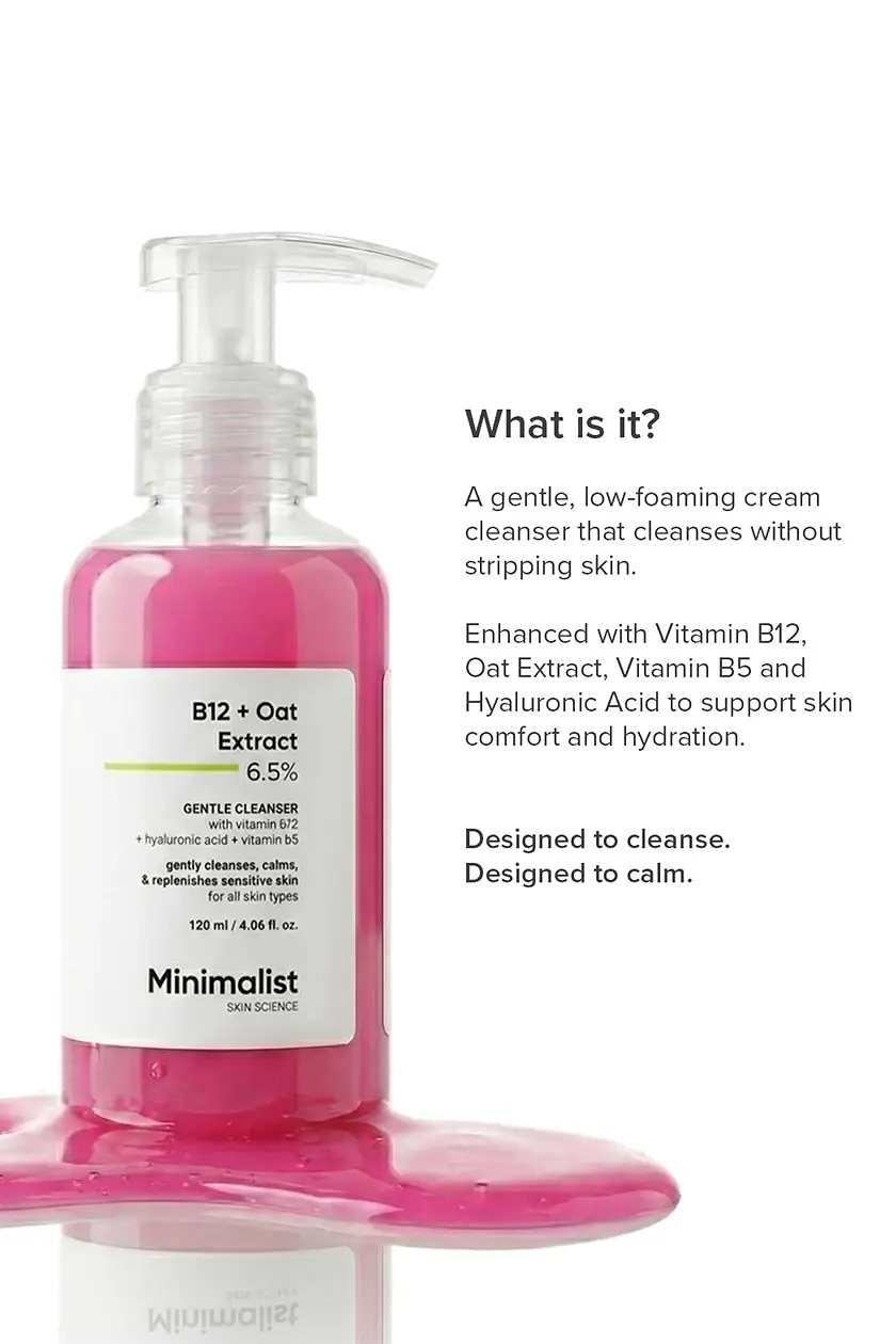B12 + Oat Extract 6.5% Gentle Cleanser