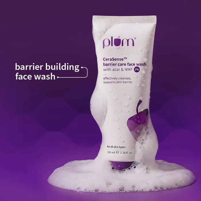 CeraSense Barrier Care Face Wash with Acai & 1% NMF